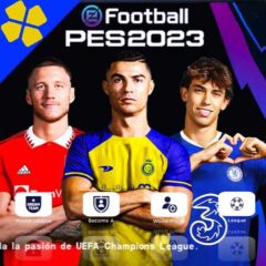 تحميل PES 2023 PPSSPP للاندرويد بحجم صغير من ميديا فاير