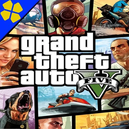 تحميل لعبة GTA 5 PPSSPP للاندرويد الاصلية من ميديا فاير