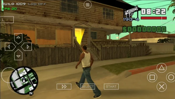 تحميل لعبة GTA San Andreas psp للاندرويد PPSSPP من ميديا فاير 1 gta sa psp 2