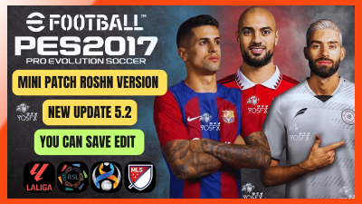 تحميل باتش بيس 2017 انتقالات 2024 بحجم صغير 1 باتش PES 2017 انتقالات 2024