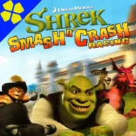 تحميل لعبة Shrek Smash N’ Crash Racing psp مضغوطة لمحاكي ppsspp