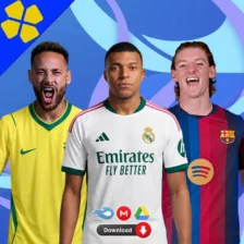 تحميل PES 2026 PPSSPP من ميديا فاير باخر الإنتقالات و الاطقم