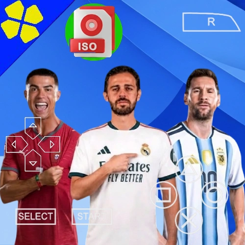 تحميل لعبة PES 2026 PSP ISO ملف واحد بأحدث الانتقالات