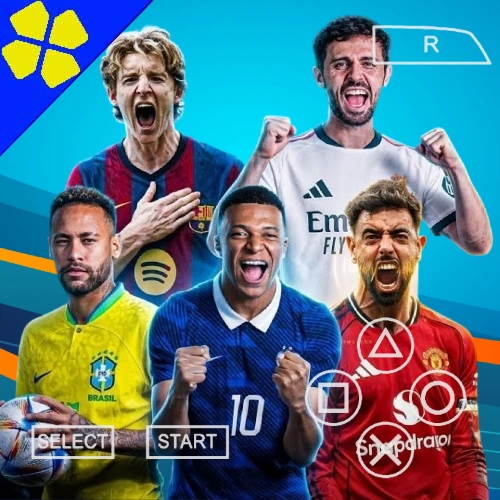 تحميل PES 2027 PPSSPP من ميديا فاير باخر الانتقالات والأطقم