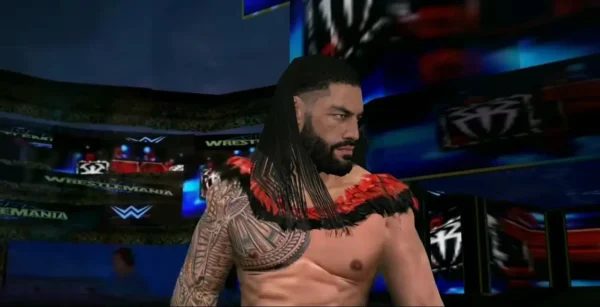 تحميل WWE 2K27 PPSSPP للاندرويد 3 wwe 2k27 ppsspp roman reigns character model